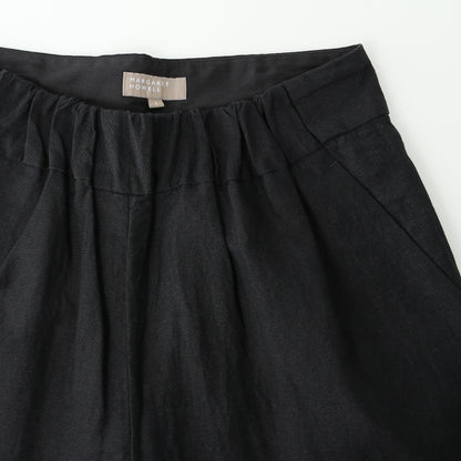 PLAINWEAVE WOOL LINEN TROUSERS