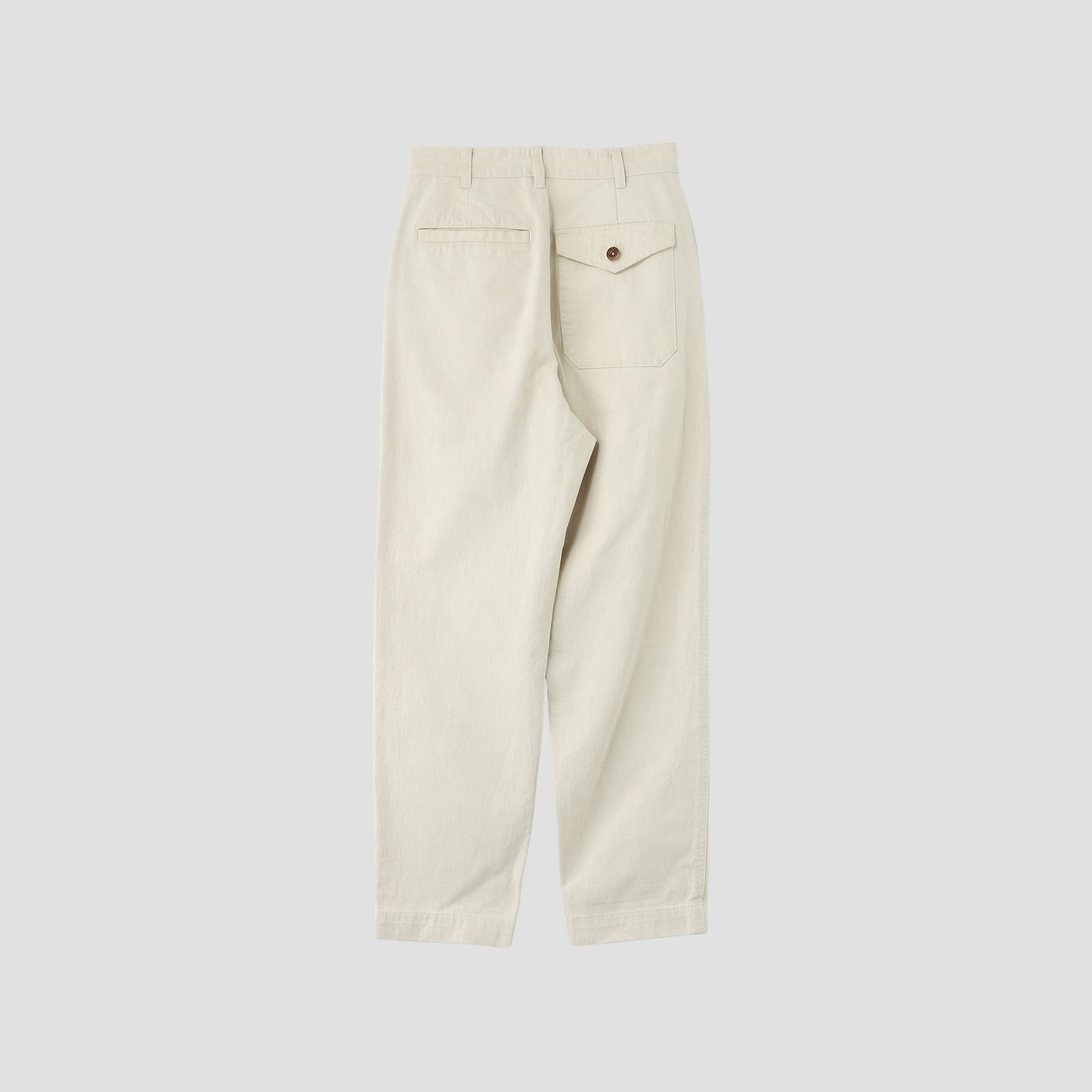 NATURAL DENIM TROUSERS