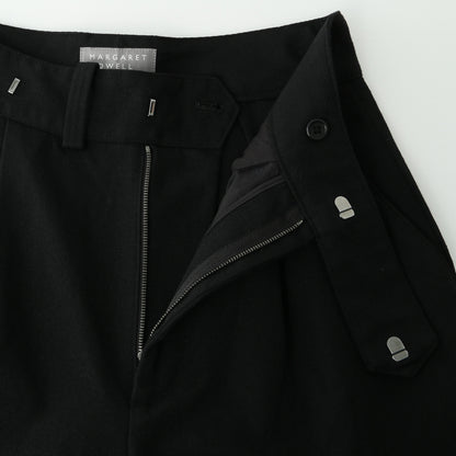 WOOL GABARDINE TROUSERS