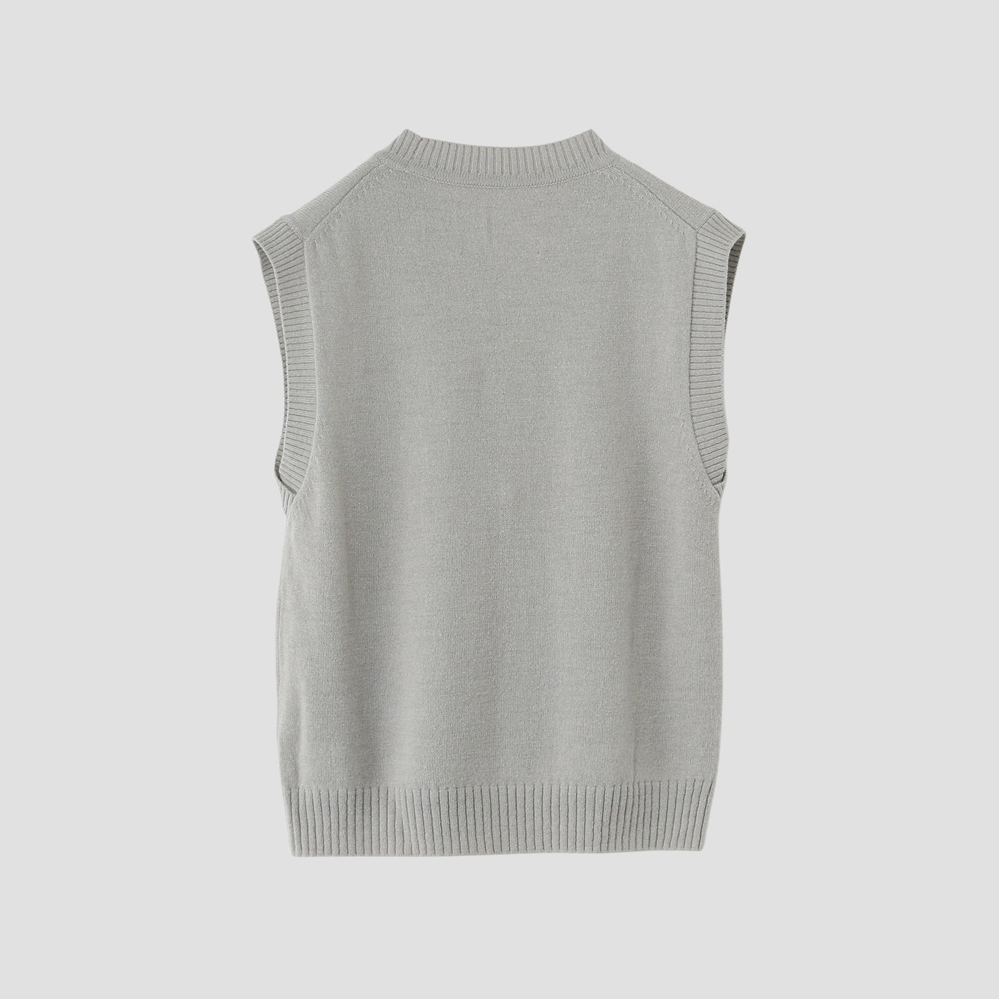 FADED COTTON WOOL KNIT