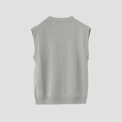 FADED COTTON WOOL KNIT