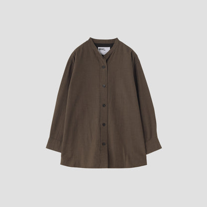 UNEVEN CHECK COTTON SHIRT