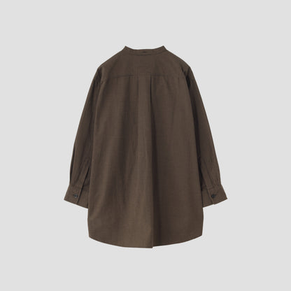 UNEVEN CHECK COTTON SHIRT