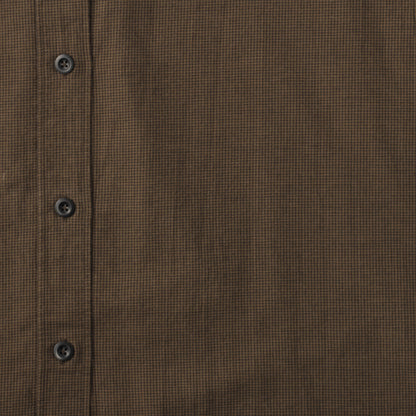 UNEVEN CHECK COTTON SHIRT