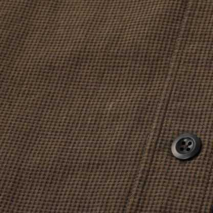 UNEVEN CHECK COTTON SHIRT