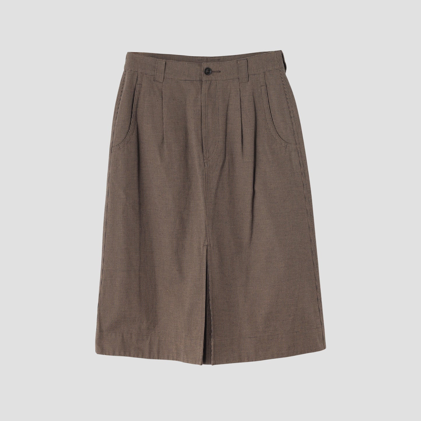 WORKWEAR COTTON LINEN SKIRT