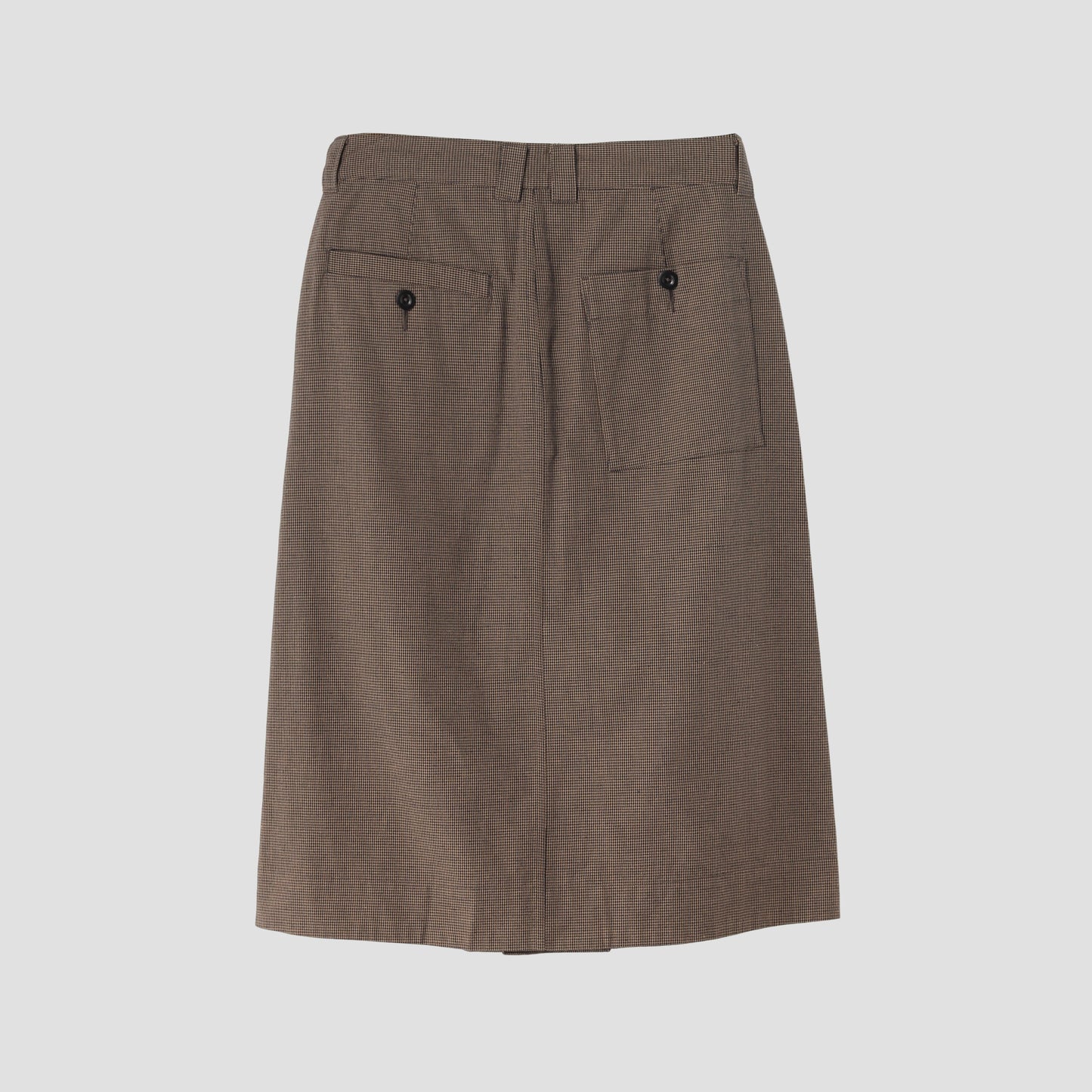 WORKWEAR COTTON LINEN SKIRT