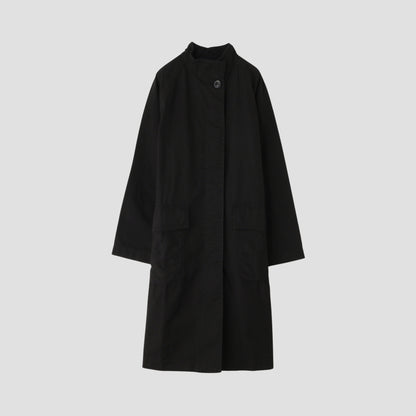 WASHED WAXED COTTON COAT