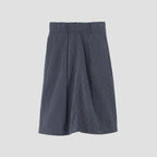 COTTON LINEN STRIPE SKIRT