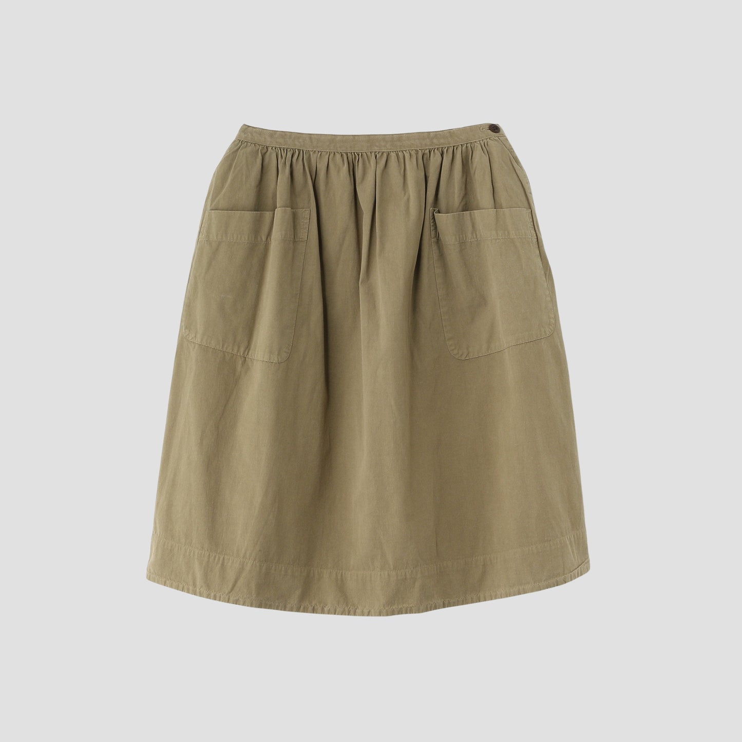 GARMENT DYE VINTAGE POPLIN SKIRT
