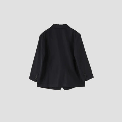 LINEN WOOL HOPSACK JACKET
