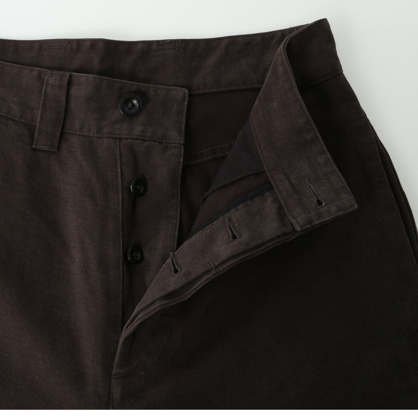 BRUSHED COTTON DRILL TROUSERS