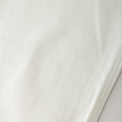WHITE DENIM TROUSERS