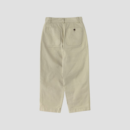 BRUSHED BACK COTTON TWILL TROUSERS