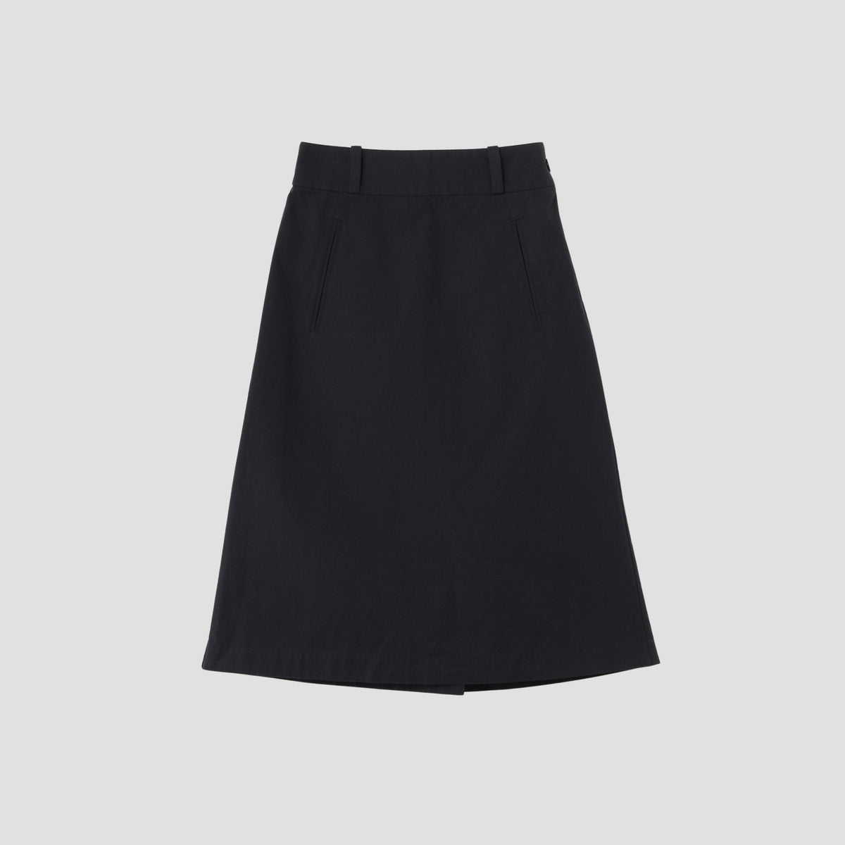 COTTON GABARDINE SKIRT