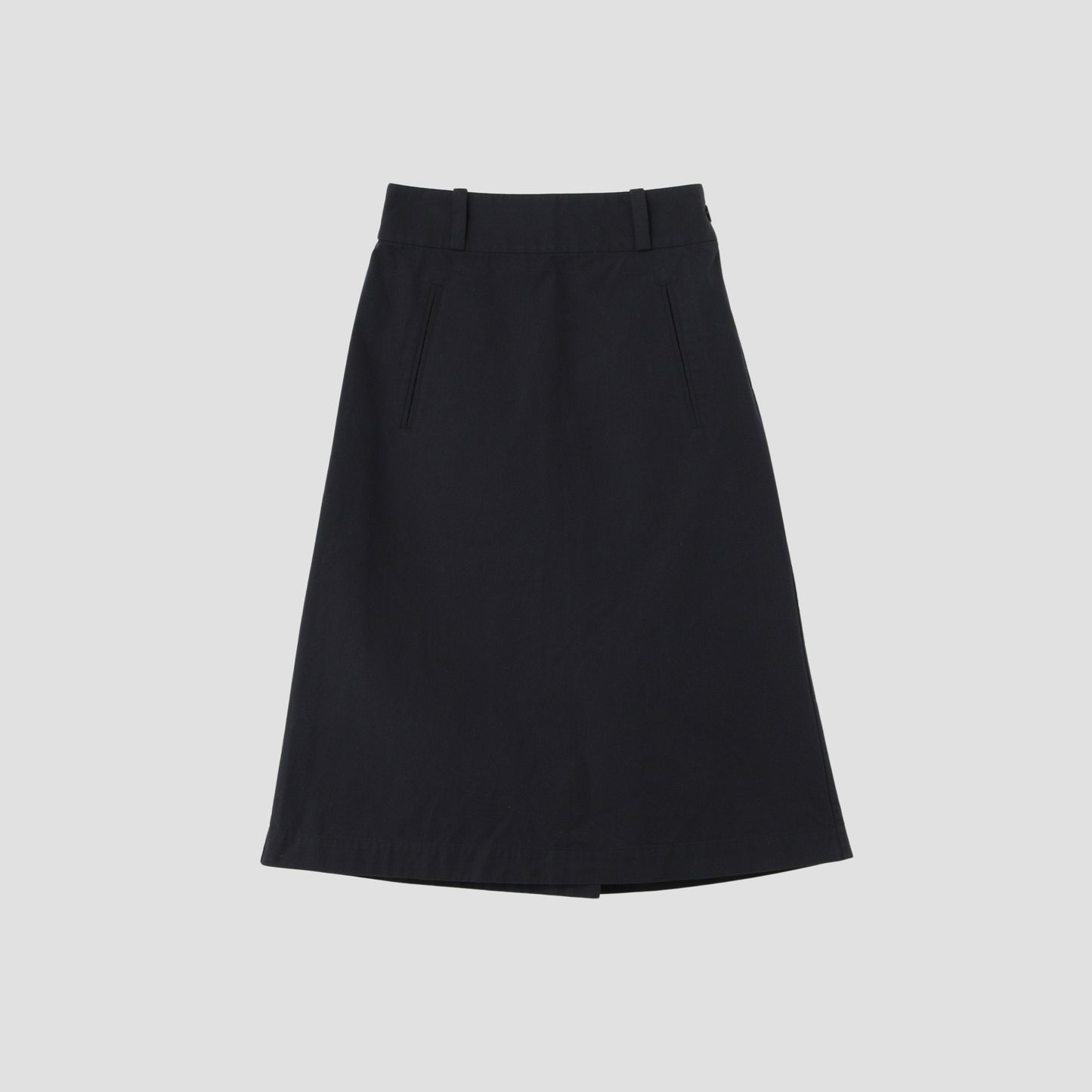 COTTON GABARDINE SKIRT