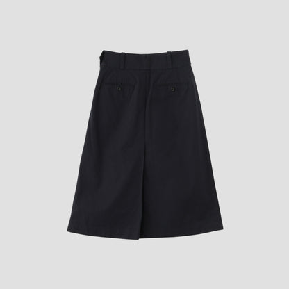 COTTON GABARDINE SKIRT