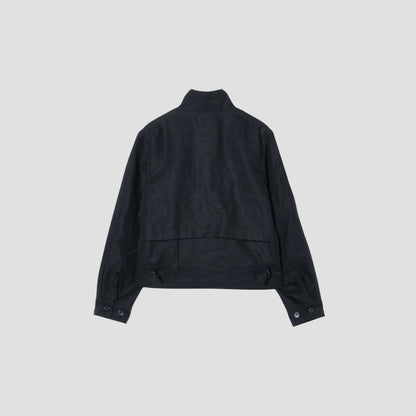 DENSE LINEN POPLIN BLOUSON