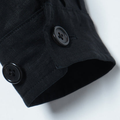 DENSE LINEN POPLIN BLOUSON