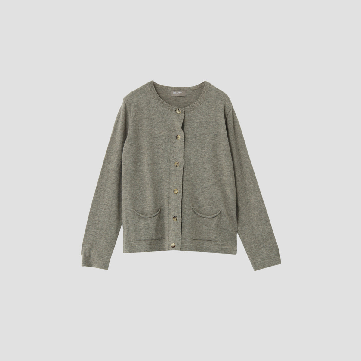 WOOL COTTON CARDIGAN KNIT