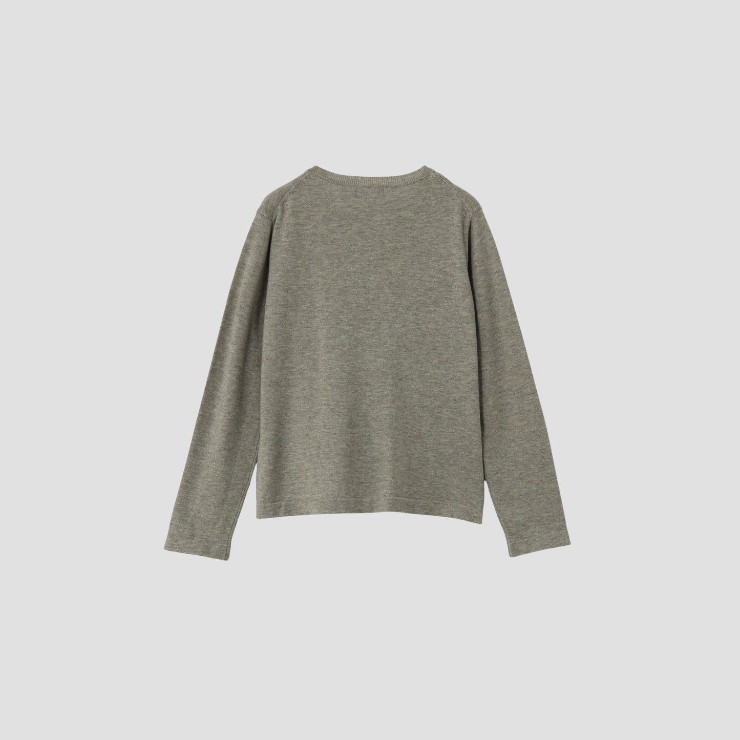 WOOL COTTON CARDIGAN KNIT