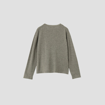 WOOL COTTON CARDIGAN KNIT