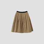 YARN DYE COTTON LINEN SKIRT
