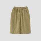 COTTON WOOL CANVAS SKIRT