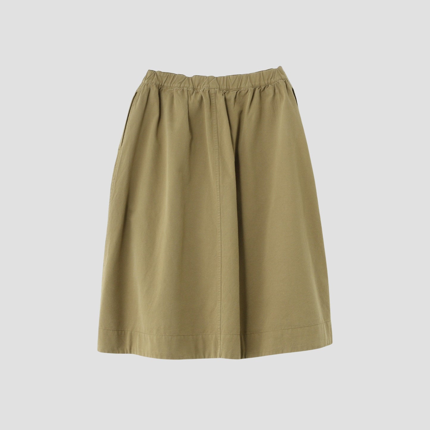 COTTON WOOL CANVAS SKIRT