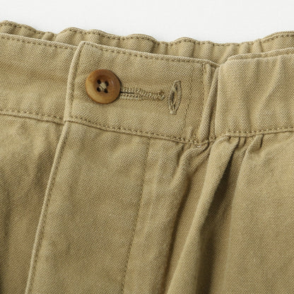 COTTON WOOL CANVAS SKIRT