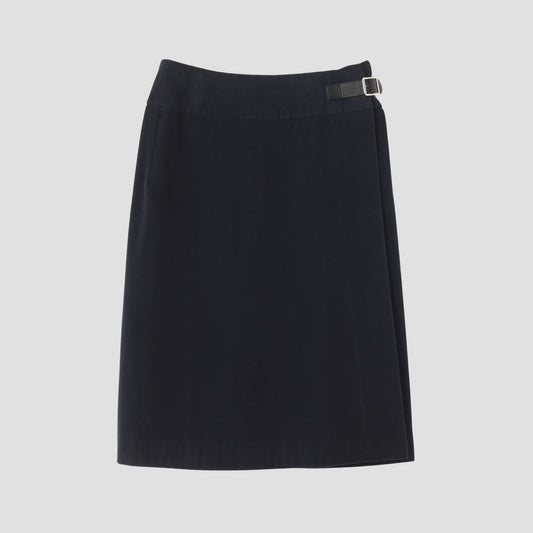 STRETCH MOLESKIN SKIRT