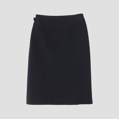 STRETCH MOLESKIN SKIRT