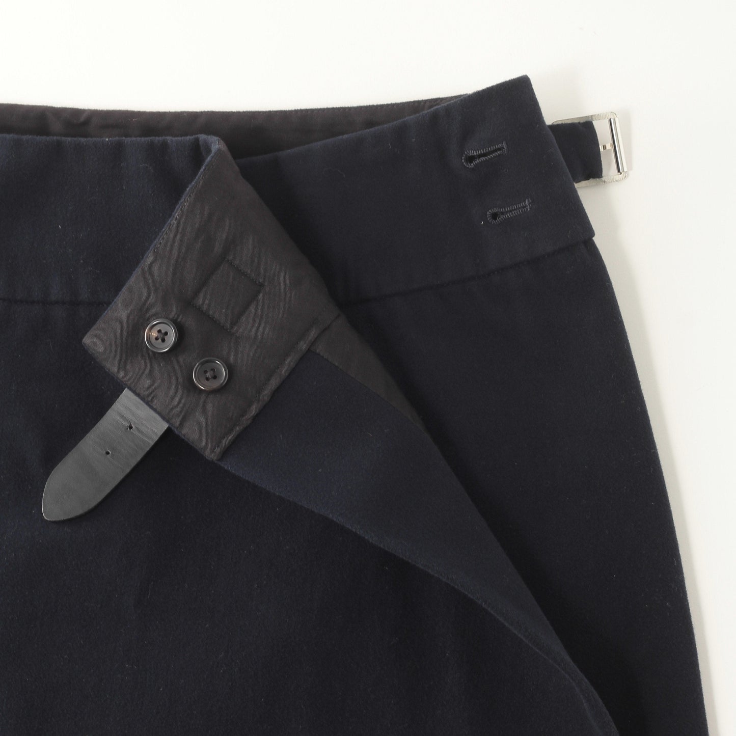 STRETCH MOLESKIN SKIRT