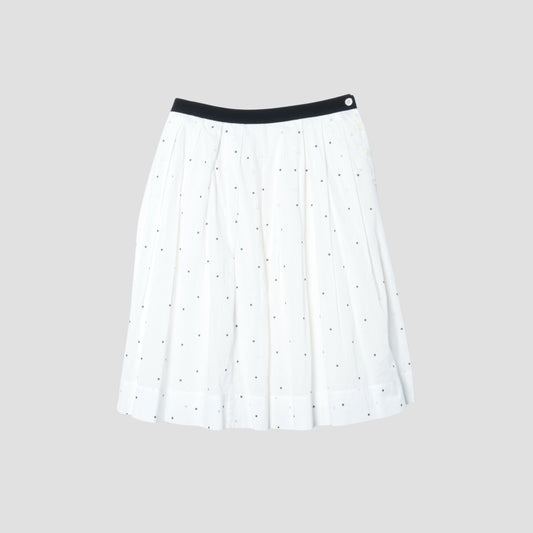 SPOT PRINT BATISTE SKIRT