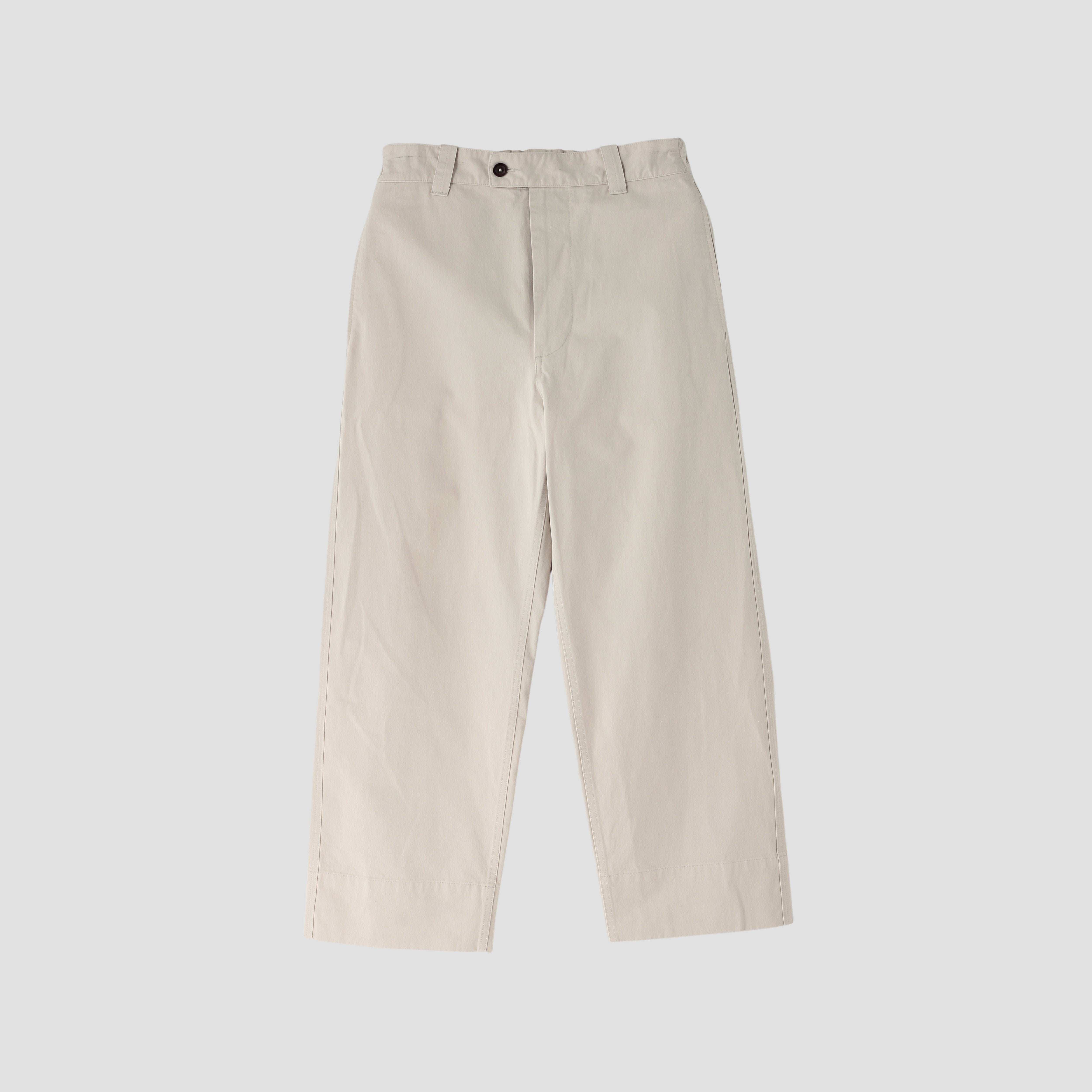 MHL. （マーガレットハウエル） | WASHED COMPACT COTTON TROUSERS