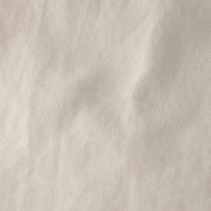 WASHED COMPACT COTTON TROUSERS