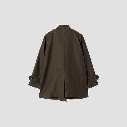 MILLED SERGE COAT