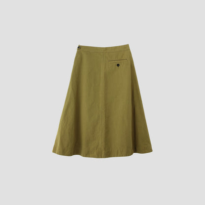 DRY COTTON LINEN SKIRT