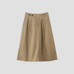 COTTON PLAIN WEAVE SKIRT