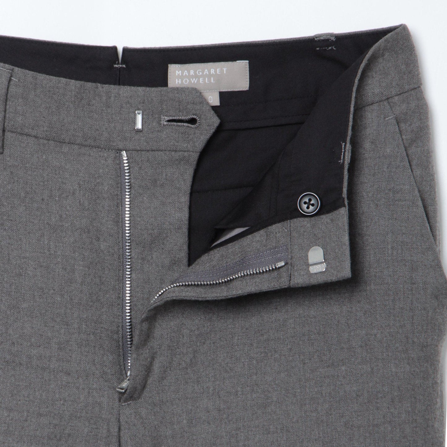 FINE WOOL FLANNEL TROUSERS