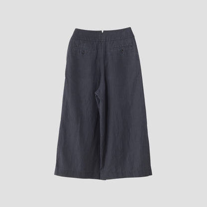 HIGH DENSE LINEN TROUSERS