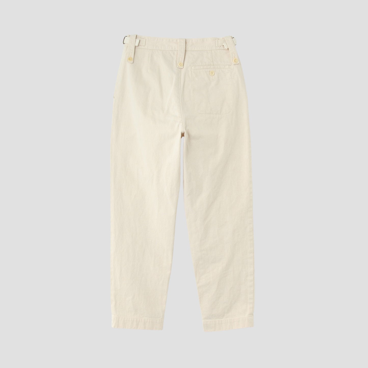 NATURAL DENIM TROUSERS