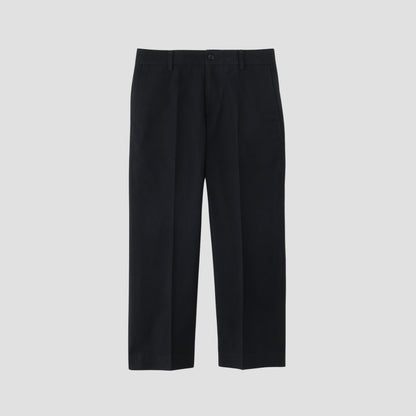 BRUSHED COTTON WOOL TROUSERS