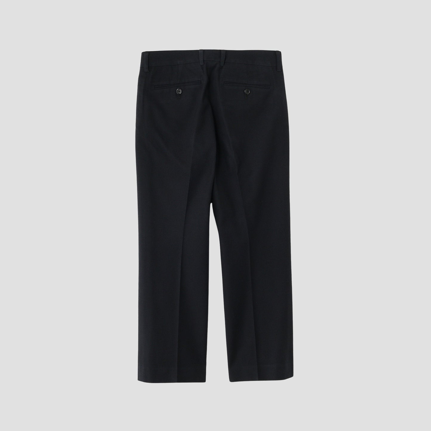 BRUSHED COTTON WOOL TROUSERS