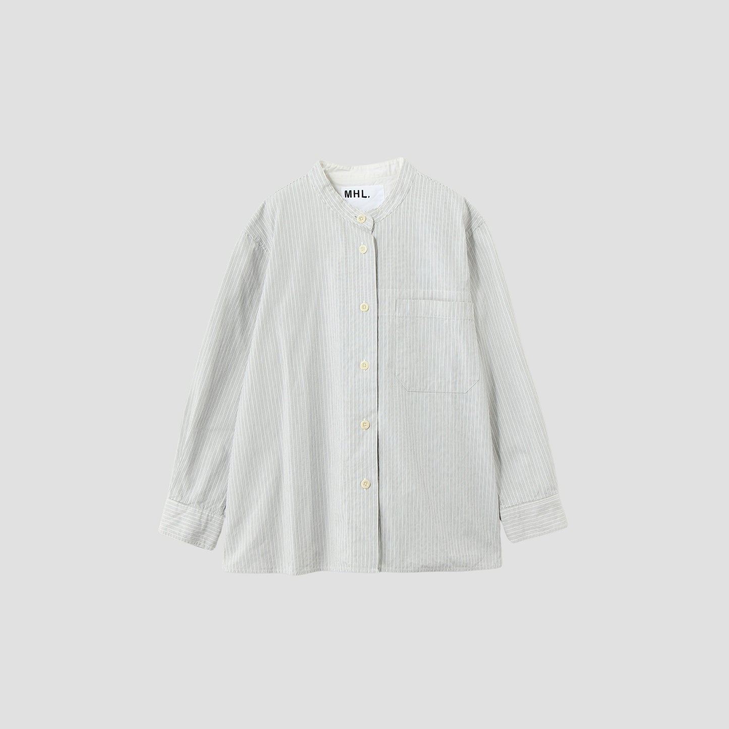 NATURAL SEERSUCKER STRIPE SHIRT