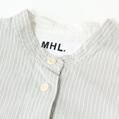 NATURAL SEERSUCKER STRIPE SHIRT