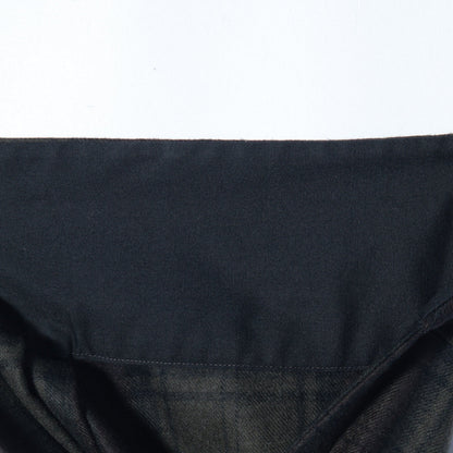 CHECK WOOL TWILL SHIRT