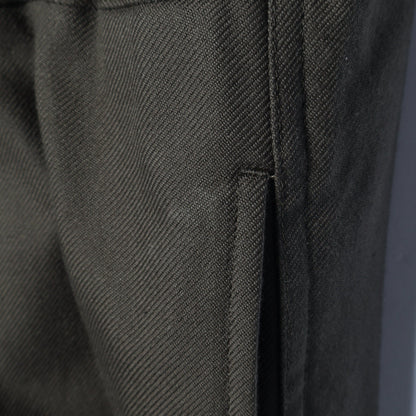 DENSE COTTON TWILL TROUSERS