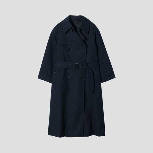 WASHED SERGE COAT