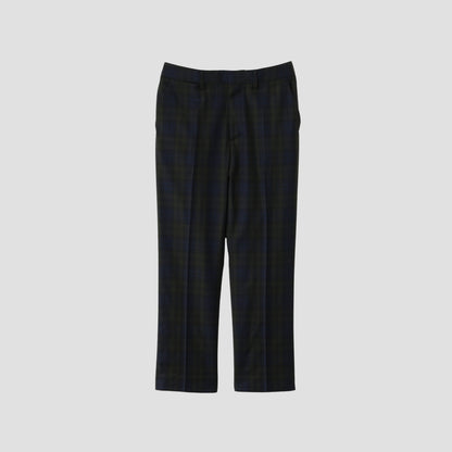 WOOL BLACKWATCH TROUSERS
